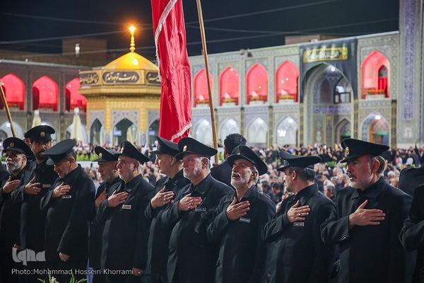 شام غریبان شهادت امام رضا(ع) در حرم مطهر رضوی