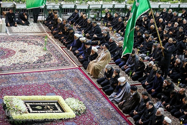 شام غریبان شهادت امام رضا(ع) در حرم مطهر رضوی