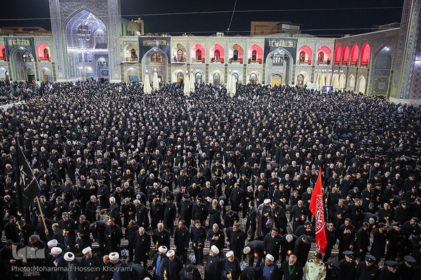 شام غریبان شهادت امام رضا(ع) در حرم مطهر رضوی