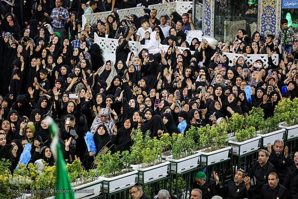 شام غریبان شهادت امام رضا(ع) در حرم مطهر رضوی