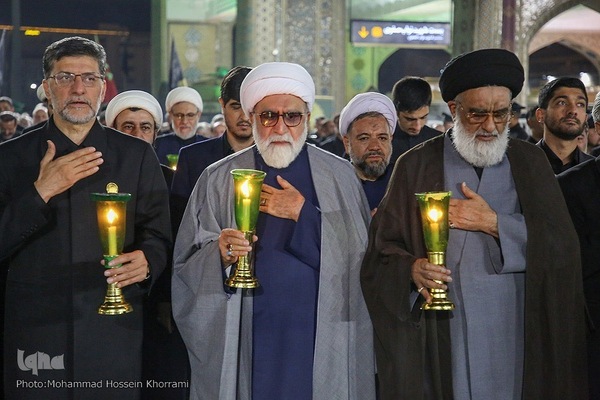 شام غریبان شهادت امام رضا(ع) در حرم مطهر رضوی