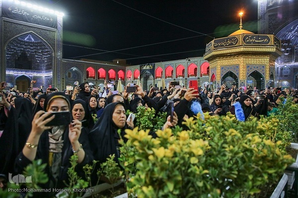 شام غریبان شهادت امام رضا(ع) در حرم مطهر رضوی