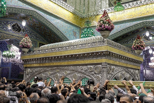 آیین تعویض پرچم حرم امام رضا(ع)