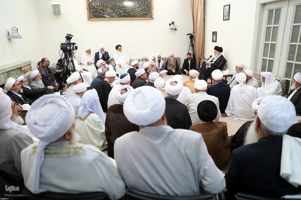 دیدار جمعی از علما، امامان جمعه و مدیران مدارس علمیه اهل سنت سراسر کشور