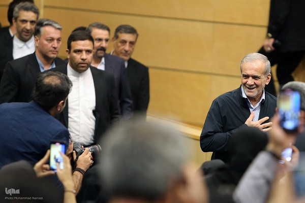 نخستین نشست خبری  رئیس‌جمهور مسعود پزشکیان