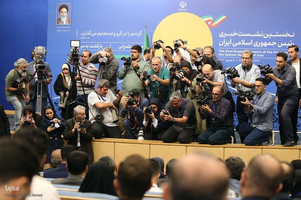 نخستین نشست خبری  رئیس‌جمهور مسعود پزشکیان