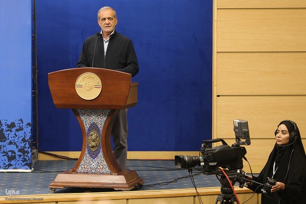 نخستین نشست خبری  رئیس‌جمهور مسعود پزشکیان