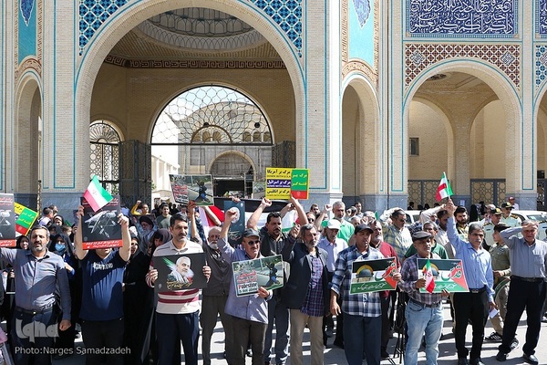 تظاهرات ضدصهیونیستی در اصفهان