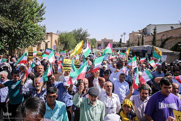 تظاهرات ضدصهیونیستی در شیراز