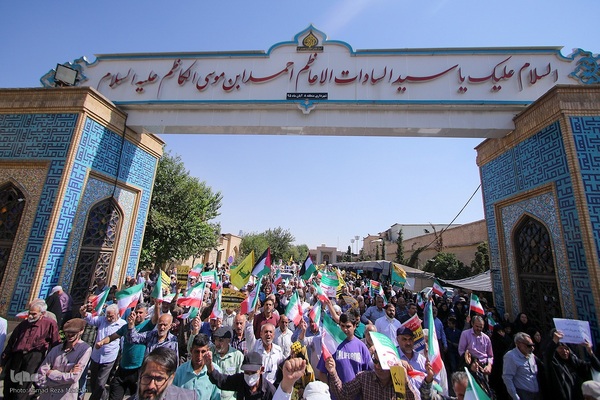 تظاهرات ضدصهیونیستی در شیراز