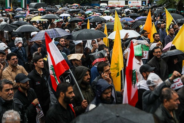 اجتماع «آغاز نصرالله» در میدان فلسطین تهران