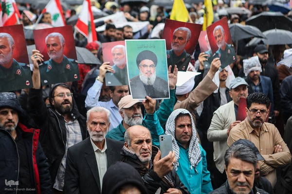 اجتماع «آغاز نصرالله» در میدان فلسطین تهران