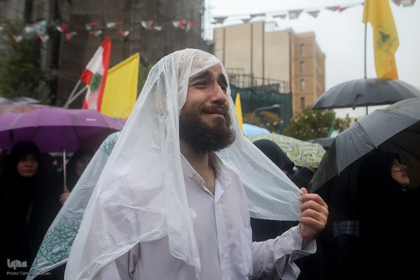 اجتماع «آغاز نصرالله» در میدان فلسطین تهران