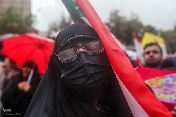 اجتماع «آغاز نصرالله» در میدان فلسطین تهران