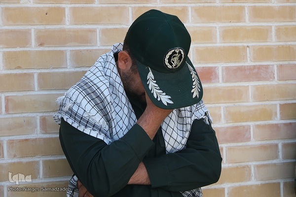 آیین تشییع و خاکسپاری پیکر مادر شهید خرازی