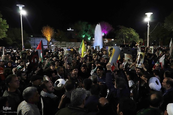 شادمانی مردم تبریز از عملیات «وعده صادق ۲»