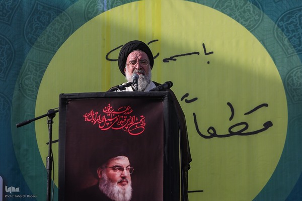 تجمع بزرگ مردم تهران برای اعلام حمایت از اجرای عملیات «وعده صادق ۲»