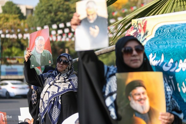 تجمع دختران انقلاب در محکومیت جنایات رژیم صهیونیستی