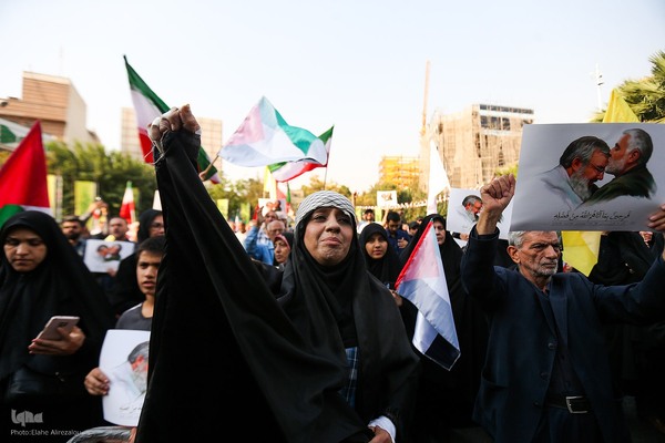 تجمع دختران انقلاب در محکومیت جنایات رژیم صهیونیستی