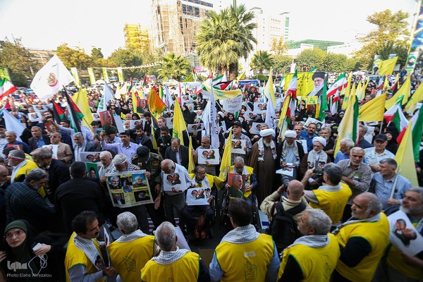 تجمع دختران انقلاب در محکومیت جنایات رژیم صهیونیستی