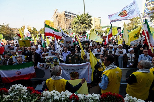 تجمع دختران انقلاب در محکومیت جنایات رژیم صهیونیستی