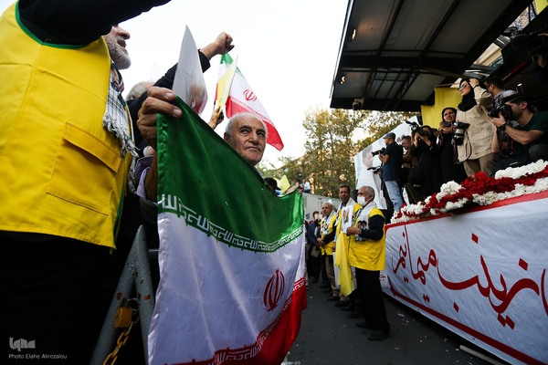 تجمع دختران انقلاب در محکومیت جنایات رژیم صهیونیستی