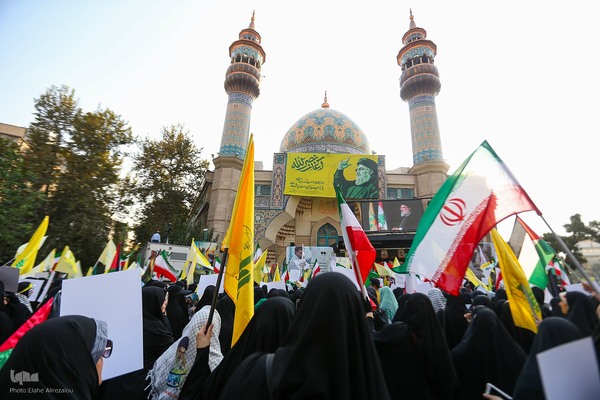 تجمع دختران انقلاب در محکومیت جنایات رژیم صهیونیستی