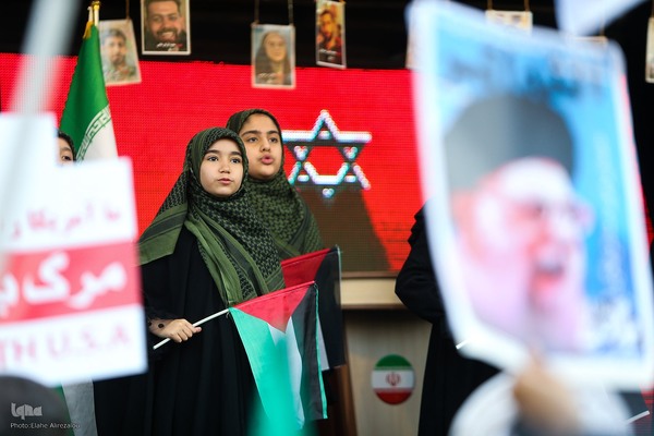 تجمع دختران انقلاب در محکومیت جنایات رژیم صهیونیستی