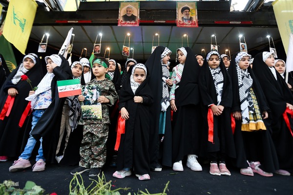 تجمع دختران انقلاب در محکومیت جنایات رژیم صهیونیستی