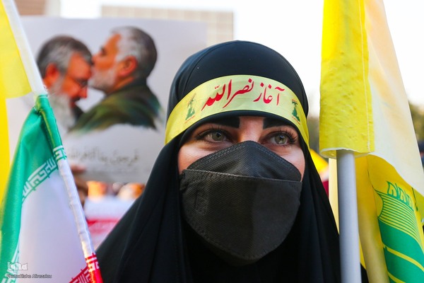 تجمع دختران انقلاب در محکومیت جنایات رژیم صهیونیستی