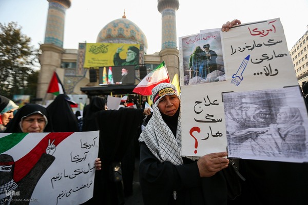 تجمع دختران انقلاب در محکومیت جنایات رژیم صهیونیستی