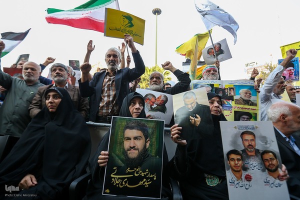 تجمع دختران انقلاب در محکومیت جنایات رژیم صهیونیستی