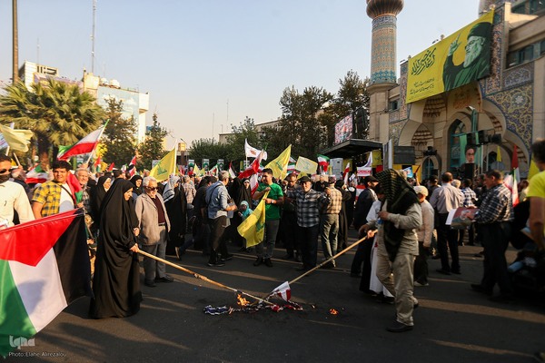 تجمع دختران انقلاب در محکومیت جنایات رژیم صهیونیستی