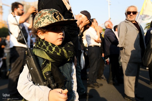 تجمع دختران انقلاب در محکومیت جنایات رژیم صهیونیستی