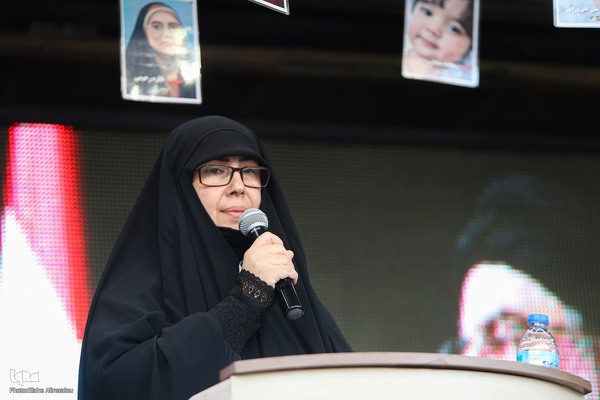 تجمع دختران انقلاب در محکومیت جنایات رژیم صهیونیستی