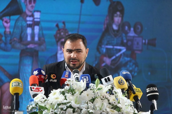 مهدی آذرپندار در نشست خبری چهل‌و‌یکمین جشنواره بین‌المللی فیلم کوتاه تهران