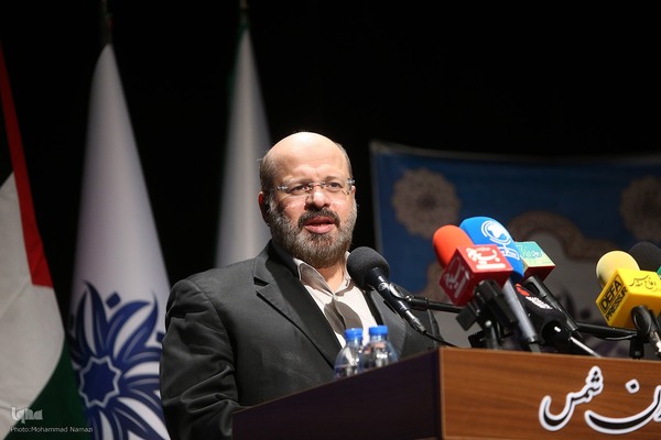 خالد قدومی نماینده جنبش حماس در همایش «حمایت از مردم مظلوم لبنان و جبهه مقاومت»