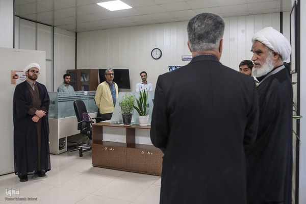 بازدید آیت‌الله عباس کعبی از ایکنا