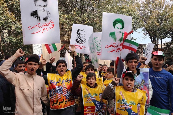 راهپیمایی ۱۳ آبان در تبریز