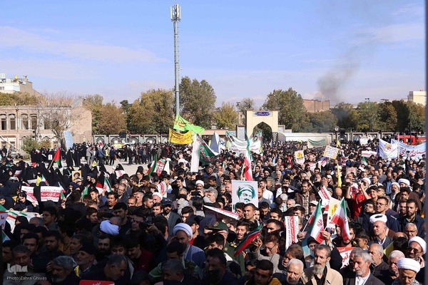 راهپیمایی ۱۳ آبان در تبریز