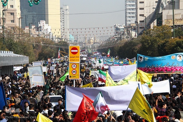 راهپیمایی ۱۳ آبان در مشهد