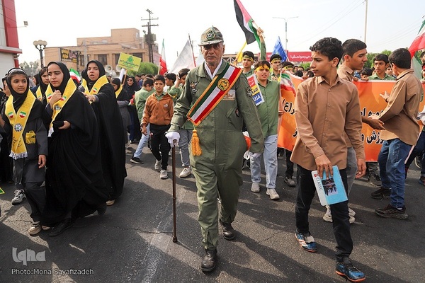 راهپیمایی ۱۳ آبان در  اهواز 