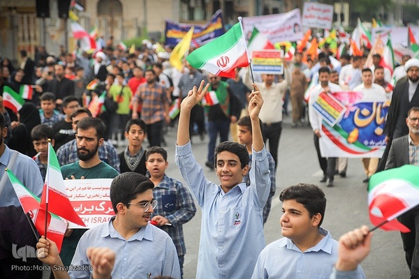 راهپیمایی ۱۳ آبان در  اهواز 