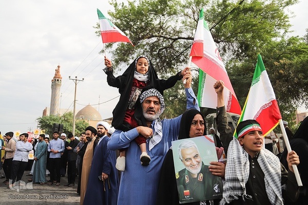راهپیمایی ۱۳ آبان در  اهواز 