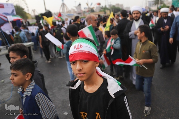 راهپیمایی ۱۳ آبان در  اهواز 