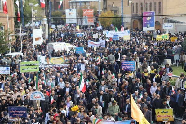 راهپیمایی ۱۳ آبان در ارومیه