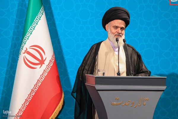 آیت الله حسینی بوشهری نایب رئیس مجلس خبرگان رهبری در آئین پاسداشت استاد «حسین انصاریان»