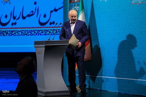  محمدباقر قالیباف رئیس مجلس شورای اسلامی در آئین پاسداشت استاد «حسین انصاریان»