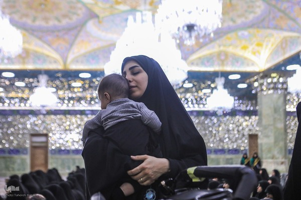 تشرف 313 خادمه حرم امام زاده صالح به قم