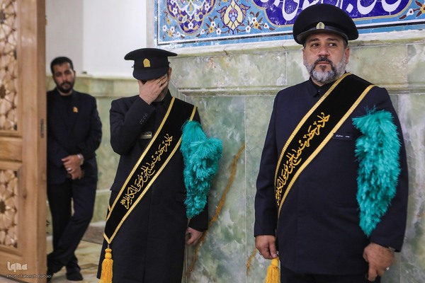 تشرف 313 خادمه حرم امام زاده صالح به قم